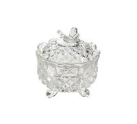 PBDEIOEOE Tarros dulces, Glass Storage Jar For Candy Dried Fruit Cookies Sugar Jewelry With Lid Multicolor(Clear2)