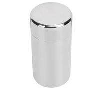 PBDEIOEOE Tarros dulces, Storage Jar Pack of 2 Stainless Steel Sealed Container for Tea Coffee Nuts Dried Fruit Silver(550ML)