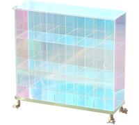 PBDEIOEOE Vitrina acrílica Caja de exhibición de Objetos coleccionables con Puerta, Organizador Transparente for maquetas, muñecas y miniaturas, Almacenamiento y protección.