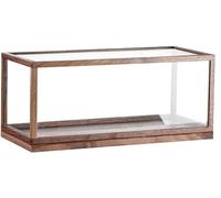 PBDEIOEOE Vitrina acrílica Caja de Madera for exhibir Objetos coleccionables, apilable, for encimera, for Modelos de Coches (sin Modelos)