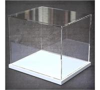 PBDEIOEOE Vitrina acrílica For coleccionables, Figuras de acción/minifiguras35x35x35cm(White,(LxWxH) 25x25x20cm)