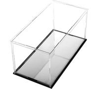 PBDEIOEOE Vitrina acrílica Vitrina cúbica for Modelos coleccionables con Base Negra extraíble for Proteger la Caja de Almacenamiento 50 x 45 x 30 cm((LxWxH) 50x40x20cm)