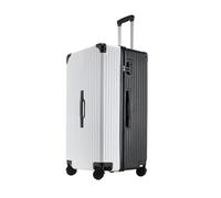 PBENO Maleta de viaje retro de gran capacidad, maleta universal con ruedas, caja de contraseña, maleta extra grande, maleta anticolisión, I, 66.04 cm