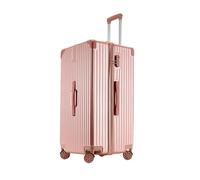 PBENO Maleta de viaje retro de gran capacidad, maleta universal con ruedas, caja de contraseña, maleta extra grande, maleta anticolisión, g, 71.12 cm