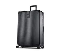 PBENO Maleta de viaje retro de gran capacidad, maleta universal con ruedas, caja de contraseña, maleta extra grande, maleta anticolisión, a, 81.28 cm