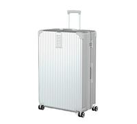 PBENO Maleta de viaje retro de gran capacidad, maleta universal con ruedas, caja de contraseña, maleta extra grande, maleta anticolisión, b, 66.04 cm
