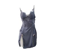 PBHGMGEBLV Pure Lace Pajamas Sexy Lingerie Thin Suspender Nightgowns Ice Silk Women's Pajamas with