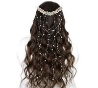 Pbi Peinado Para El Cabello De Novia - Tocado De Novia De La Borlas Peine Para El Cabello Nupcial Perla | Cabeza De Novia De Borlas, Tocado Decorativo Para Mujeres Que Llega Una Fotografía De La Calle