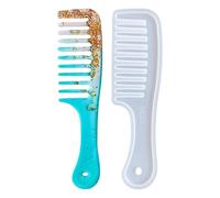 Pbi Peinado Para El Cabello - Moldes De Peine Molde De Silicona | Molde De Cepillo Reutilizable Para El Cabello | Panel De Pelo Molde Hecho A Mano | De Peine Portátil Para Molde D