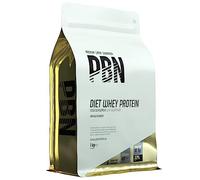 PBN Proteína Whey Diet, Vainilla, 1kg | Diet Whey Protein, 16.5g de Proteína por Toma, Con CLA y Extracto de Té Verde, Vegetariano