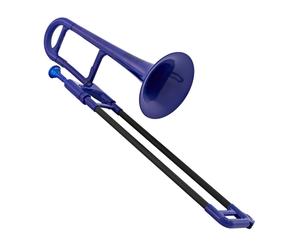 pBone Mini Plastic Trombone Blue