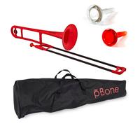 pBone PBONE1R - Trombón (plástico), color rojo