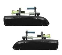 Pbqenxb Coche Puerta Exterior Manija Para Civic 2001 2002 2003 2004 2005 Manijas Puerta Exterior Trasera Conjunto Negro LH RH 2 Unids/lote