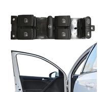 Pbqenxb Elevalunas Delantero Para Bora A4 Para Golf A4 Para Passat B5 Para Jetta Para Seat S5 Botones Interruptor Ventanilla Eléctrica Botón Control Ventana Eléctrico Vidrio Negro