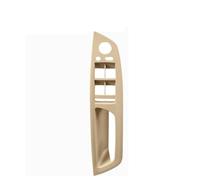 Pbqenxb Para E70 E71 X5 X6 Beige Negro Apoyabrazos Coche Asiento Conductor Izquierdo LHD Manija Puerta Interior Panel Cubierta Embellecedora Interior Coche Manilla(High-Beige)