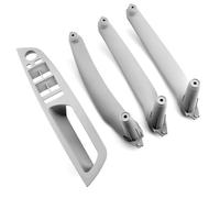 Pbqenxb Para E70 E71 X5 X6 Beige Negro Reposabrazos Asiento Antero Conductor LHD RHD Manija Puerta Interior Panel Cubierta Embellecedora Tirar Interior Coche Manilla(Gray 4Pcs LHD)