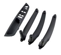 Pbqenxb Para E70 E71 X5 X6 Beige Negro Reposabrazos Asiento Antero Conductor LHD RHD Manija Puerta Interior Panel Cubierta Embellecedora Tirar Interior Coche Manilla(Black 4Pcs LHD)