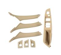 Pbqenxb Para F10 F11 F18 520 523 525 RHD Conductor Recho Cubierta Interruptor Ventana Puerta Interior Coche Panel Manija Interior Coche Manilla(RHD Beige 7pcs)