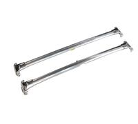 Pbqenxb para Ford para Explorer 2020-2025 Barras Rieles Portaequipajes Riel Superior Barra Transversal Acero Inoxidable Coche Barras Techo Vehículos(Plata)