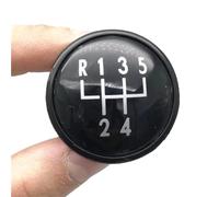 Pbqenxb Para SEAT Para IBIZA Para CADDY 5/6 Velocidades Pomo Cambio Tapa Emblema Insignia Cubierta Perilla Cambio Marchas Coche(Black 5 Speed)