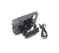 Pbqenxb Soporte Telefono Moto para R 1200 GS R1200GS para Adventure 2005-2017, Soporte Placa GPS Navegación Motocicleta, Kit Adaptador USB Teléfono(A)