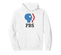 PBS Blue and Red Logo Public Broadcasting Service Sudadera con Capucha