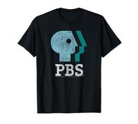 PBS Blue Teal and White Logo Public Broadcasting Service Camiseta