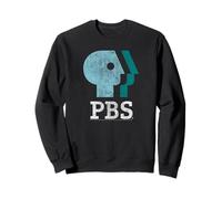 PBS Blue Teal and White Logo Public Broadcasting Service Sudadera