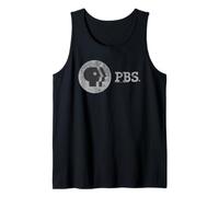 PBS Distressed Vintage Logo Public Broadcasting Service Camiseta sin Mangas