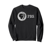 PBS Distressed Vintage Logo Public Broadcasting Service Sudadera
