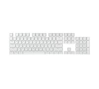 PBT Doble Tiro Pro Keycaps Arctic White (Compatible con la Fila Inferior estándar & Voz de Cereza)