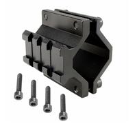 PBTMCD Abrazadera De Montaje De Cañón De Mira De Aleación De Aluminio, Adaptador De Riel Picatinny/Weaver, Soporte De Tubo Táctico, Accesorios De Montaje De Riel