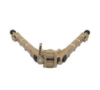 PBTMCD Bípode Táctico De Aleación De Aluminio Ajustable, Bípode De Rifle De Aire V9 For Caza Y Tiro Al Aire Libre(Gold)