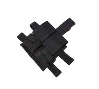 PBTMCD Bolsa Táctica For Pierna con Cargador Dual M4, Portador De Munición Compatible Molle Correa For For Airsoft Y Equipo Combate Al Aire Libre(Black)