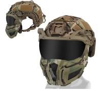 PBTMCD Casco De Protección Completa Fast con Máscara Facial Y Sistema Montaje Modular(CP)