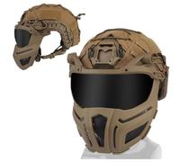 PBTMCD Casco De Protección Completa Fast con Máscara Facial Y Sistema Montaje Modular(T)