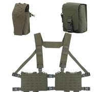 PBTMCD Chaleco Táctico For El Pecho con Bolsa De Administración GP Multiusos Y Paneles MOLLE