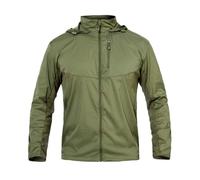 PBTMCD Chaqueta Cortavientos De Camuflaje Ligera: Ultrafina Y Transpirable For Deportes Al Aire Libre(Green,M)