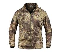 PBTMCD Chaqueta Cortavientos De Camuflaje Ligera: UPF 40+, Transpirable Y Plegable For Deportes Al Aire Libre(Mandrake,M)