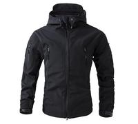 PBTMCD Chaqueta De Caza Táctica Camuflaje For Hombre, Forro Polar, Resistente A La Intemperie, Cremallera Completa, Capucha, Múltiples Bolsillos(23,3X-Large)