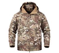 PBTMCD Chaqueta Táctica De Camuflaje For Hombre con Forro Polar, Softshell Resistente Al Agua For Caza, Senderismo E Invierno Aire Libre(16#,3XL)