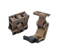 PBTMCD Combo De Soporte Y Elevador For Lupa Abatible FTC QD: Altura Óptica 2,26" For Lupas T1 T2 3X 6X En Riel Picatinny(General FTC+Riser Set T)