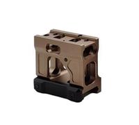 PBTMCD Combo De Soporte Y Elevador For Lupa Abatible FTC QD: Altura Óptica 2,26" For Lupas T1 T2 3X 6X En Riel Picatinny(Riser Tan)