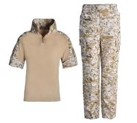 PBTMCD Conjunto De Pantalones Y Camisa Tiro Airsoft For Exteriores, Vestido Batalla, Conjunto Táctico, Ropa Combate, Uniforme For Niños(DD,XXL)