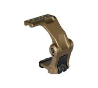 PBTMCD Fast FTC Soporte De Lupa con Palanca QD - Liberación Rápida Giro hacia El Centro For G30 G23 G33 G43 G45 Micro 3X 6X(2.26" Gold(Universal))