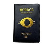 PBTMCD Funda Protectora para el Pasaporte, Tarjeta de identificación de vacunas Combo de Fundas de Cuero Accesorios de Viaje, Esposo, Novio Vikingos Regalo de la Cartera,Kingdom of Gondor