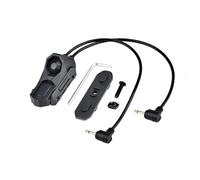 PBTMCD Interruptor De Presión Activación Remota con Botón Cable Doble Modular Táctico, For Riel 20mm Y Sistema Dual M/K((2.5+2.5 Plug BK))