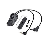 PBTMCD Interruptor De Presión Activación Remota con Botón Cable Doble Modular Táctico, For Riel 20mm Y Sistema Dual M/K((3.5+Crane Plug BK))