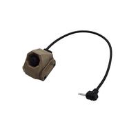 PBTMCD Interruptor De Presión Modular con Botón Remoto, Interruptor Simple For Linterna, Compatible Riel 20 Mm(2.5 Plug)