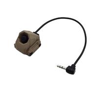 PBTMCD Interruptor De Presión Modular con Botón Remoto, Interruptor Simple For Linterna, Compatible Riel 20 Mm(3.5 Plug)